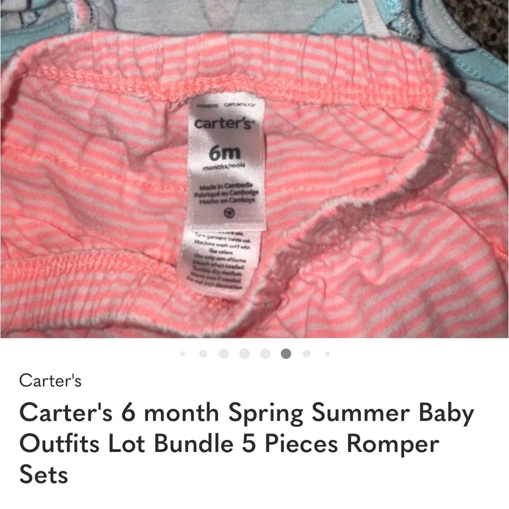 Carters charming romper